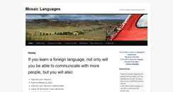 Desktop Screenshot of mosaiclanguages.co.uk